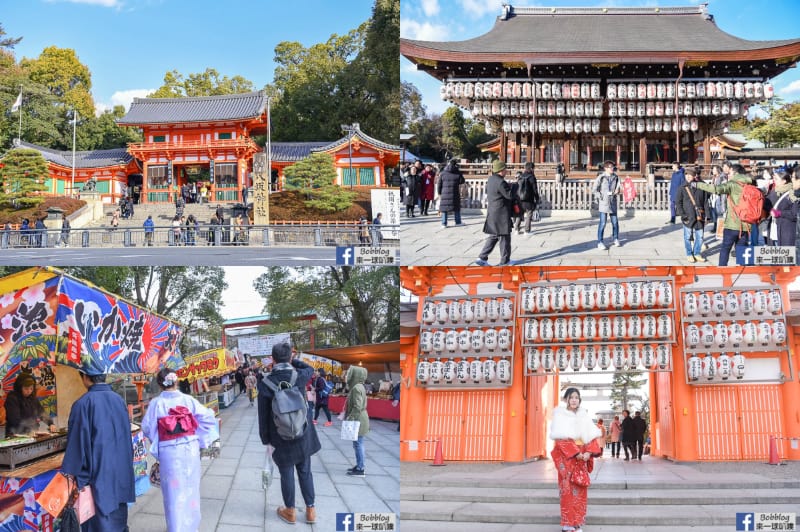 京都八坂神社(日本八坂神社總社,穿和服拍美照,逛市集)