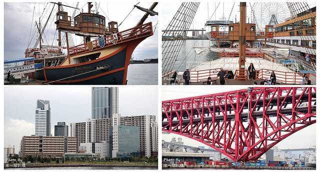 [大阪周遊券景點]帆船型觀光船聖瑪麗亞號(大阪港美景) @來一球叭噗
