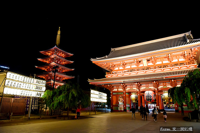 延伸閱讀：東京淺草夜景-晚上的淺草寺、雷門、仲見世通、傳法院通景色