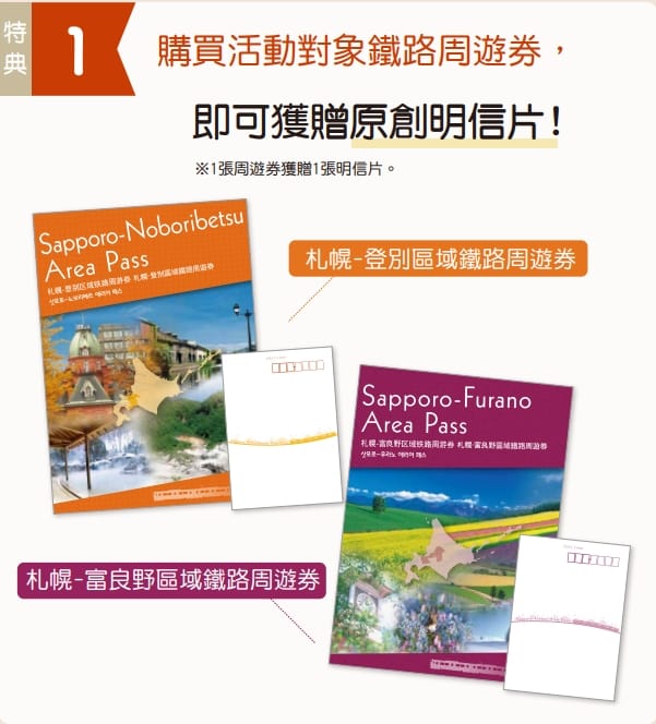北海道JR PASS|札幌-登別區域鐵路周遊券使用區間、購買方式