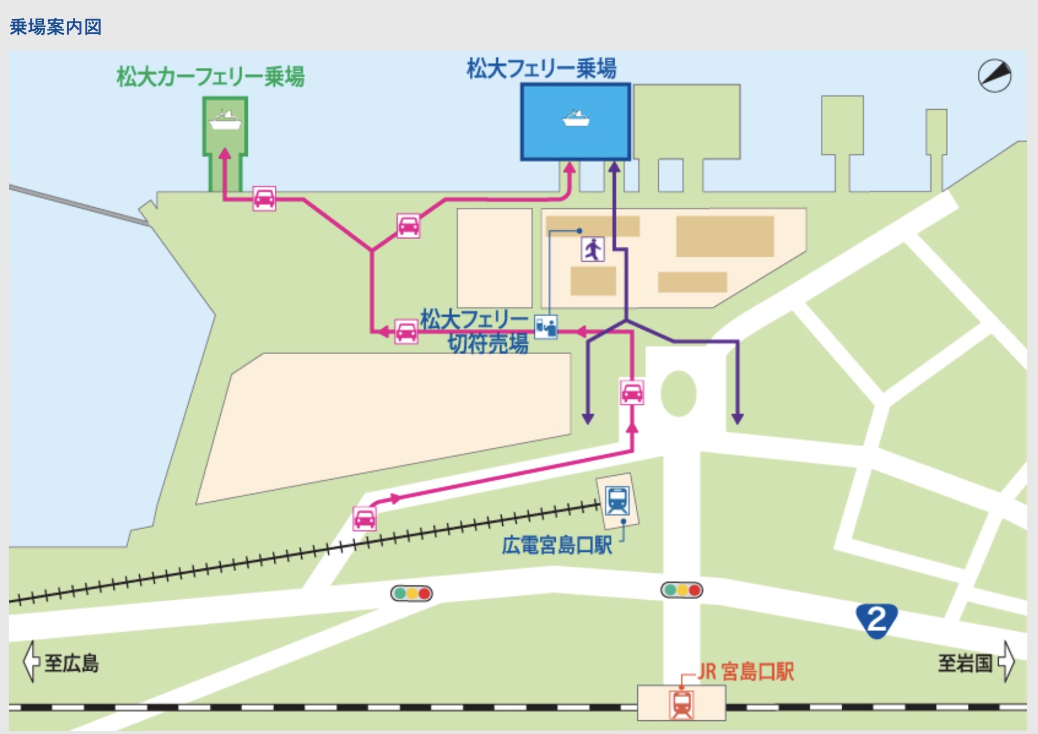 宮島交通方式整理|廣島路面電車、JR鐵路、宮島渡輪船、宮島纜車