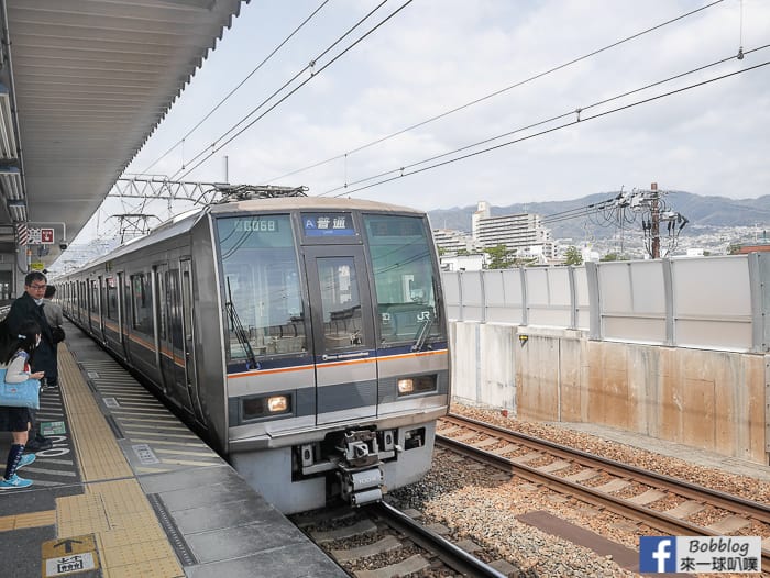 京都到大阪JR