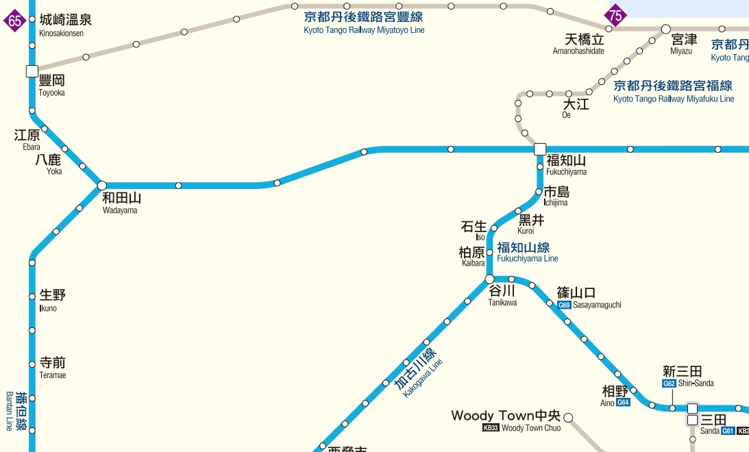天橋立到城崎溫泉交通｜京都丹後鐵道轉全但巴士或JR鐵路 @來一球叭噗