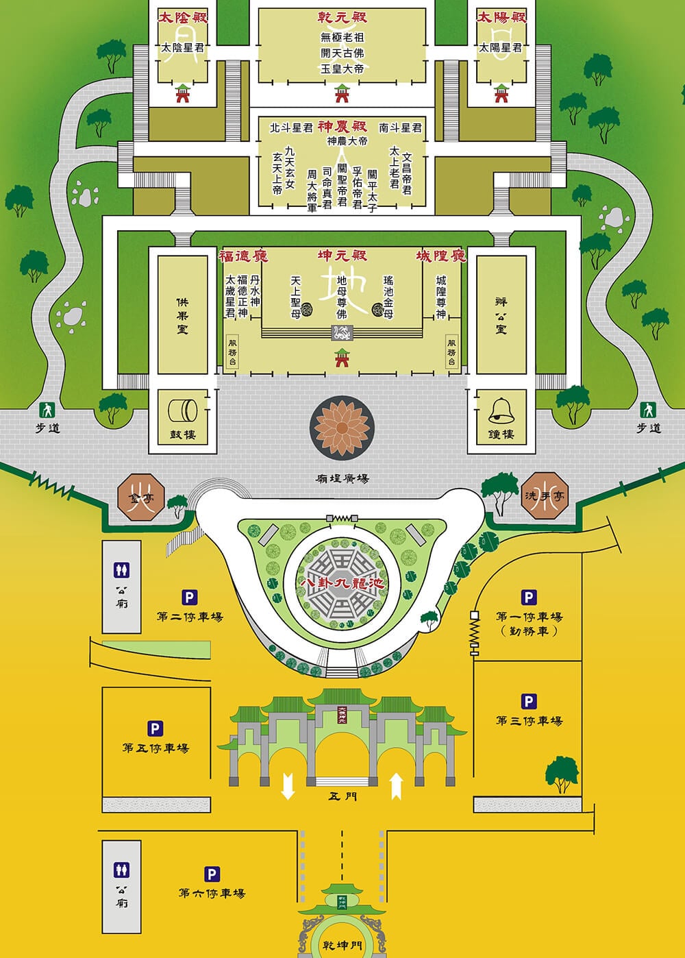 南投埔里市區景點|寶湖宮天地堂地母廟、厲害市區街景