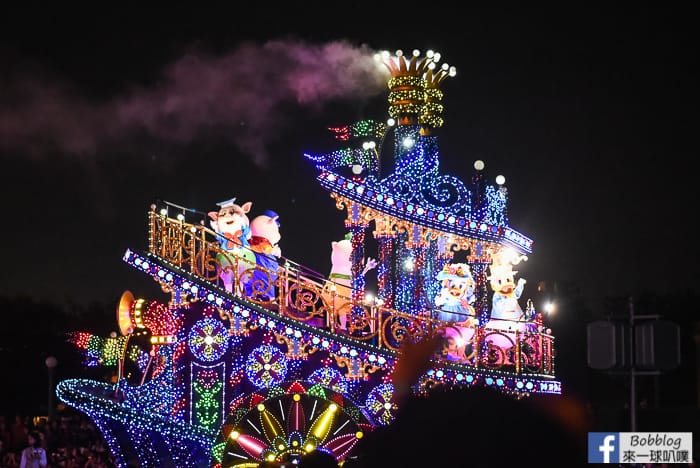 东京迪士尼夜间游行|东京迪士尼乐园电子大游行～梦之光