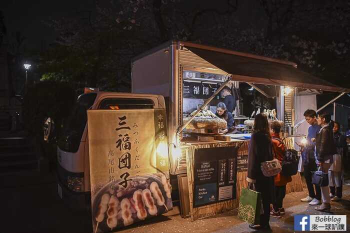 Ueno Park night sakura 5