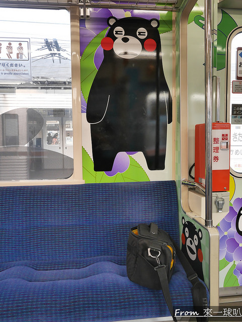熊本電車-熊本熊電車73