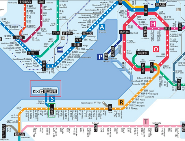 JR西日本路線圖
